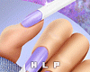 ▼ Cute Nails Purple