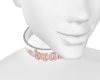 Rose/White Brat Collar