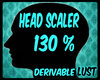 M/F 130% Head Scaler