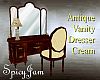 Antq Vanity Dresser Crm