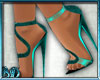 Teal Strap Pumps