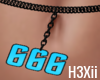 666 Cus Belly Chain Req