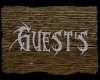 Wooden Guest Sign