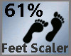 Feet Scale 61% M