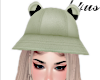 Green Bunny hat