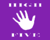 Purple High Five Hoody