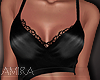 Silk Top + bra (black)