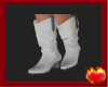 White Boho Boots