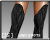 [JS] Black High Boots