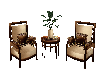 rainy city chairs