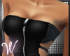 *W* Black Banded Dress B
