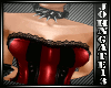 Gothic In Red Corset