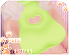 [Pets] Heart top | Lime