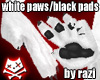 White Paw w/BlackPads(F)