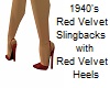 [BB] Velvet Slingbacks