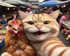 cat and chicken