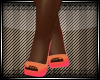 G❤ Orange Pink Pumps