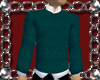 Teal Sweater w/shirt