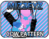 [Mizz] Cow Patten Top