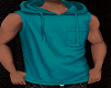 Teal 2 Sleeveless Hoodie