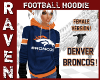 (F) DENVER BRONCOS HOODY