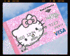 HELLO KITTY VISA