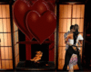 V-Day Fire Place w/Poses