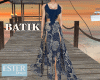 BATIK BEACH DRESS BLUE