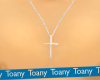[Ty] SilverCrossNecklace