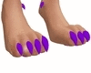 Purple Feet Claws F