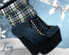 W17 Flannel/Denim Boots