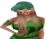 S4E Green Hat w/ Hair