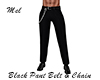Black Pant Belt + Chain