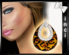 Earrings Leopard/diamond