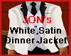 White Satin JON D Jacket