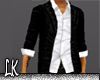 [LK] Vest black & white