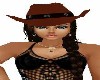COWGIRL BROWN HAT