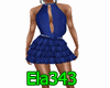 E+Navy Blue Dress