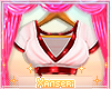 !* Red Crop Top