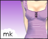 [MK] Stripe Tee Purple