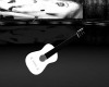 guitar black white
