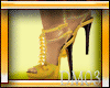 Yellow high heels