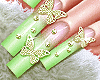 🦋 Green Nails