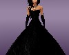 *Sexy Black Velvet Gown