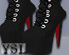 [YSL] Xmas Black Boots