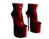 Red Leather Platforms
