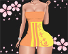 Orange And Yelow Dress