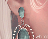 SIlks Earrings Jade