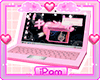 p. pink laptop