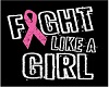 Fight like girl sticker